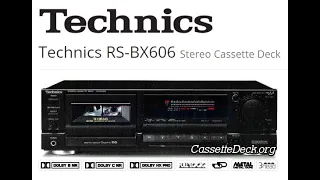 Technics RS BX 606   3 Head Кассетная Дека   Проверка