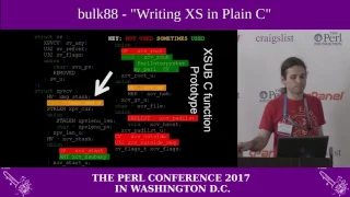 Bulk88 - "Writing XS in Plain C":