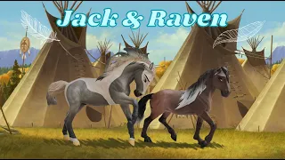 JACK & RAVEN | Creating two Original Characters (Spirit Stallion of the Cimarron inspired)