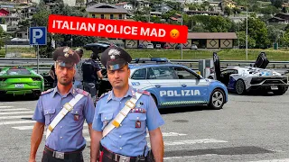 ITALIAN POLICE YELL AT MOST HATED LAMBORGHINI OWNER …*CONFRONTATIONAL*
