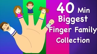 Finger Family Collection | Non-Stop 40 Minutes | Biggest Collection of Finger Family For Children