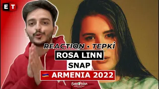 REACTION • Rosa Linn - Snap (Eurovision 2022 🇦🇲 Armenia)