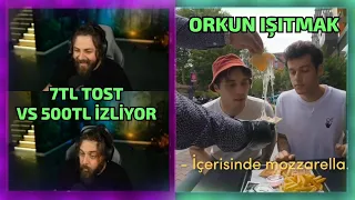 Elraenn Orkun Işıtmak 7TL vs 500TL Tost Sonradan Görme İZLİYOR