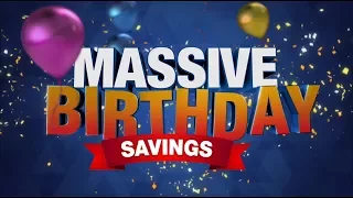 Massive Birthday Savings at OK Furniture!