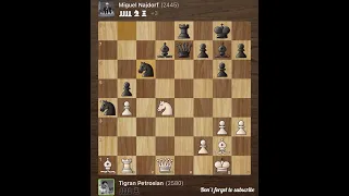 Tigran Petrosian vs Miguel Najdorf • Santa Monica - USA, 1966