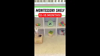 Montessori shelf for 12-15 months / LOVEVERY toys