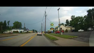 Driving around Fairmont, West Virginia
