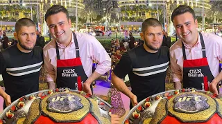 CZN BURAK & khabib Nurmagomedov in Dubai |  Famous Turkish chef, Burak Özdemir