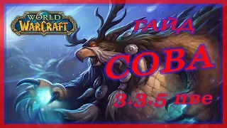 Баланс друид PvE гайд 3.3.5а  & Сова WoW Lich King