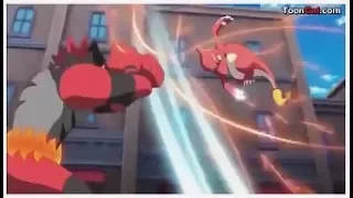 Incineroar VS Charmeleon,20 th pokemon movie clip #charizad #pokemonbattle #pokemon #inceneroar