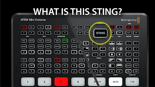 What is the Sting button on ATEM Mini Extreme?