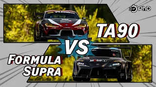 Formula Supra VS TA90 Supra! Lime Rock One Lap Shootout!