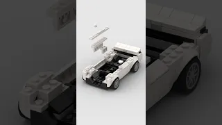 LEGO Dodge Challenger 🛻 Satisfying Building Animation #shorts