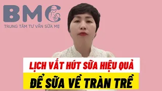 Lịch Hút Sữa Hiệu Quả | HỎI ĐÁP CHO BÉ BÚ MẸ | Bác Sĩ Sữa Mẹ Anh Thy #bssuameanhthy #kichsua #hutsua