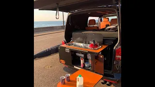 The best and most flexible campervan kitchen layout for vans.