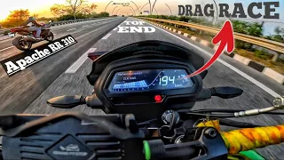 Bajaj Dominar 400 UG Bs6 2023 vs Apache RR 310 Drag Race 2.0 | Highway Top End