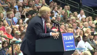 Donald Trump holds rally at AAC in Dallas