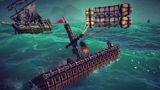 Besiege - The Splintered Sea, early demo builds.