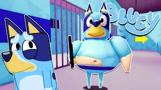 BLUEY ESCAPA de la PRISION de BARRY BLUEY | Las Aventuras de BLUEY en ROBLOX!