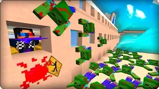 ⚠️Зомби захватили самолет! Конец! [ЧАСТЬ 100] Зомби апокалипсис в майнкрафт! - (Minecraft - Сериал)