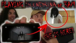 (SLENDERINA IS HERE) PLAYING SLENDERINA GAME AT 3 AM AND SHE CAME TO OUR HOUSE!!!!