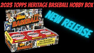 2023 TOPPS HERITAGE BASEBALL HOBBY BOX!!  NEW RELEASE!  (FLIP STOCK HIT!)