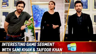 Game Segment (Sawal Ka Jawab Do) With Sami Khan & Taifoor Khan