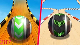 Sky Rolling Ball 3D Vs Racing Ball Master 3D - Android iOS Gameplay Walkthrough - Mobile Games - 287