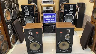 Loa Bass 30 Hàng Bãi Nhật, Denon Sc-306, Yamaha ns-590, Amply Sansui 607Xdecade, Lọc Pioneer 777.