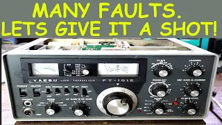 Yaesu FT-101E transceiver repair attempt part 1