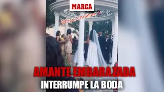 La amante embarazada del novio interrumpe su boda con otra: "Tengo aquí a tu bebé" I MARCA