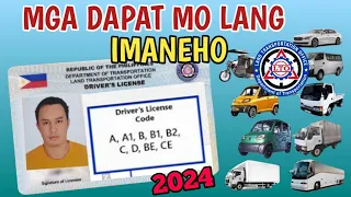 MGA PAGBABAGO SA DRIVERS LICENSE 2024 | BAGONG RESTRICTIONS CODE | TAMA NA DRIVER'S LICENSE CODE