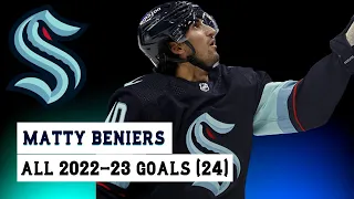 Matty Beniers (#10) All 24 Goals of the 2022-23 NHL Season