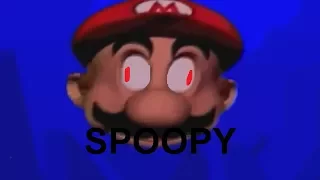 Mario's head - "Mario's tunnel of doom! Very scary!" [Sparta Spoopy Remix]