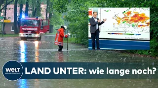 UNWETTER ⚡ GEWITTER ⛈ STARKREGEN - Wie geht es weiter mit Unwettergefahr?