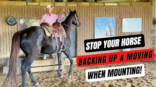 D/C  MOUNTING ISSUES  |  How To Stop Your Horse From Backing Up Or Moving When Mounting