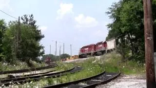 NS Pittsburgh Line 2011: RJ Corman Action at Cresson, PA