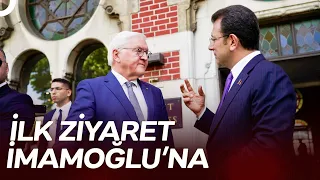 Alman Cumhurbaşkanı Steinmeier'in İlk Adresi İmamoğlu Oldu | Taksim Meydanı