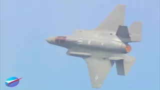 Paris Air Show - F-35A Stealth Fighter Full Aerial Flight 2017 [1080p]