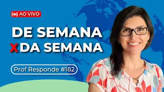 Prof Responde! Quinta-feira às 12h do Brasil | #182