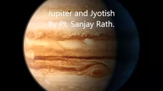 Jupiter and Jyotish : CD01 Foundations of Jyotish -01 Pt. Sanjay Rath