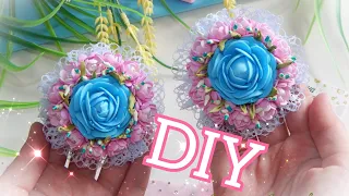 ☝️Очень красивые цветы из фоамирана🤗/резиночки из фоамирана, заколочки DIY