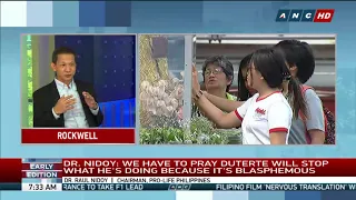 Calling God 'stupid' is blasphemy, theologian says after Duterte comments