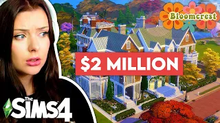 Let's Build a $2 MILLION Mansion For TWINS in The Sims 4 🌻 Bloomcrest Budget Build Challenge