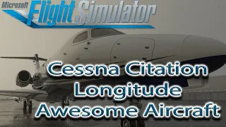 Microsoft Flight Simulator | Citation Longitude Tutorial | Rough Landing