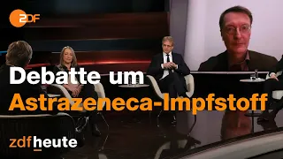 Lauterbach über die Sicherheit von Astrazeneca| Markus Lanz vom 18. März 2021