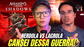 VAI PRA PQP! NEDOLA VS LACROLA E A POLÊMICA DE ASSASSIN'S CREED [EI NERD SE METEU]