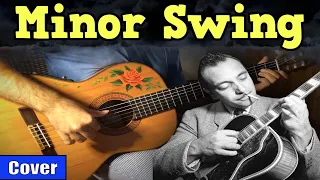 MINOR SWING - DJANGO REINHARDT meets flamenco gipsy guitarist JAZZ MANOUCHE GUITAR COVER