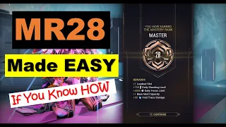 Mastery Rank 28 Test Walkthrough & Strategy Breakdown Warframe