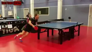 IMPOSSIBLE Table Tennis Rally! #Shorts